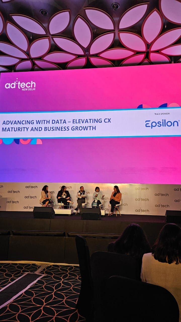 Tanvi Negi speaking at ad:tech New Delhi